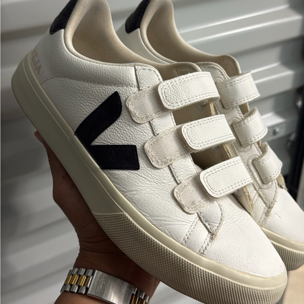 Veja White and Black Women's Sneakers